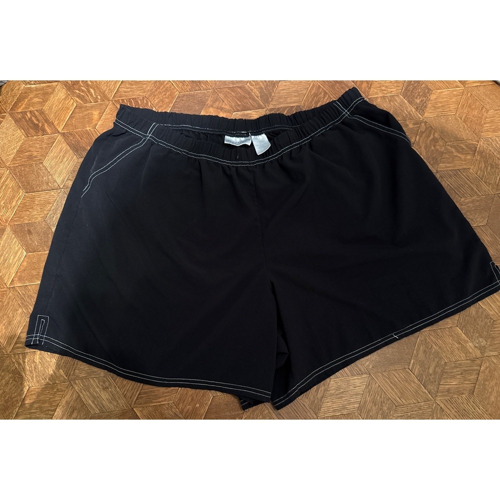 Danskin Ladies' Soft Active Black Shorts Size XL